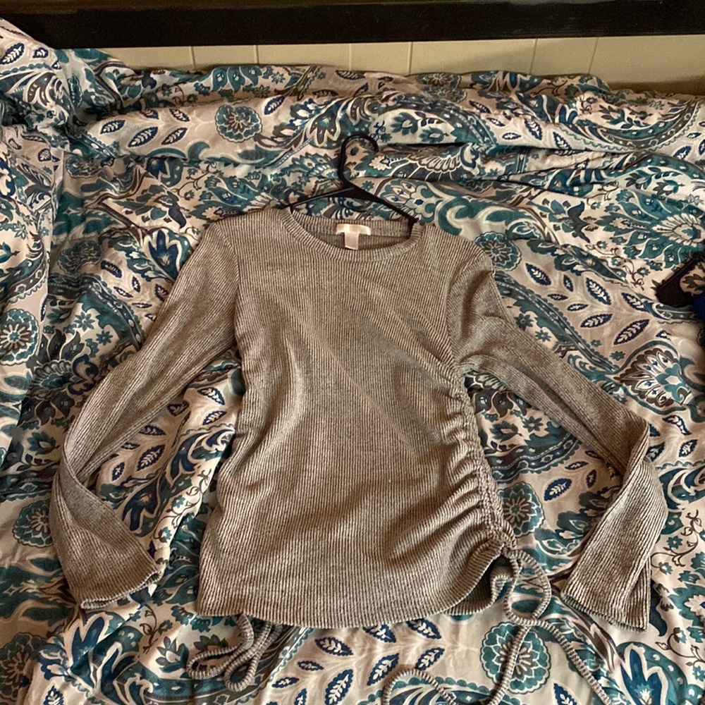 revamped- gray long sleeved